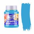 tinta verde acrilex azul  celeste